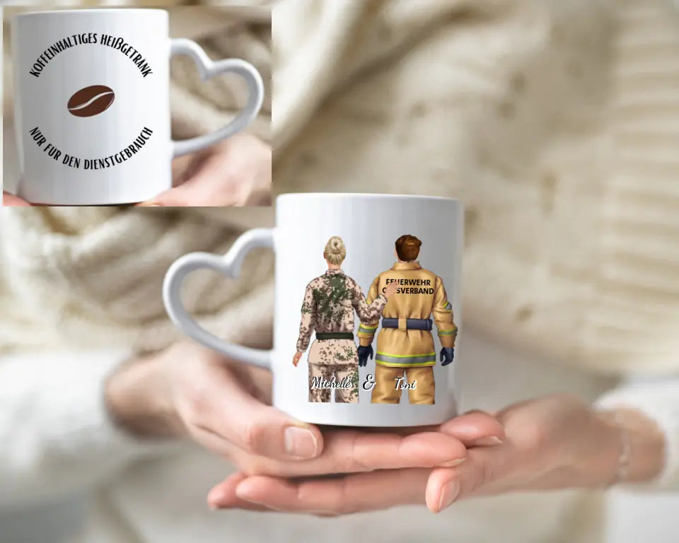 Persönliche Tasse | Rettung+Bundeswehr | 1-2 Personen |