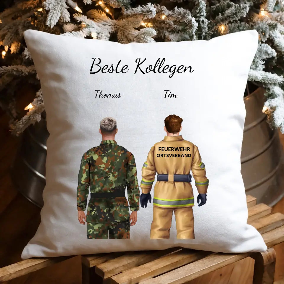 Persönliches Kissen | Rettungskräfte + Bundeswehr