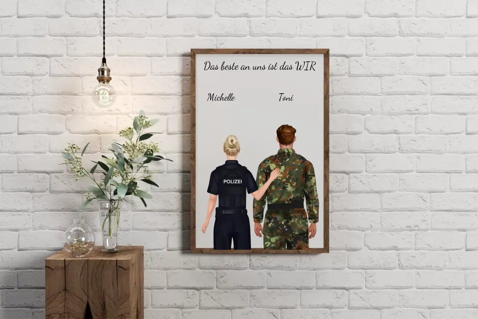 Persönliches Poster | Bundeswehr + Sicherheitskräfte