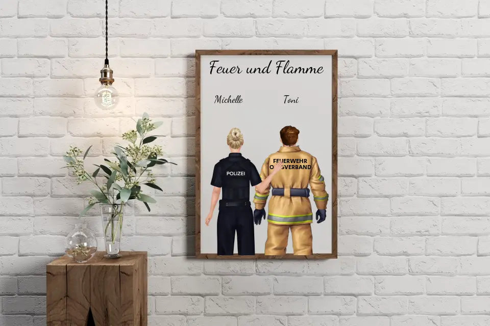 Persönliches Poster | Rettungskräfte + Sicherheitskräfte