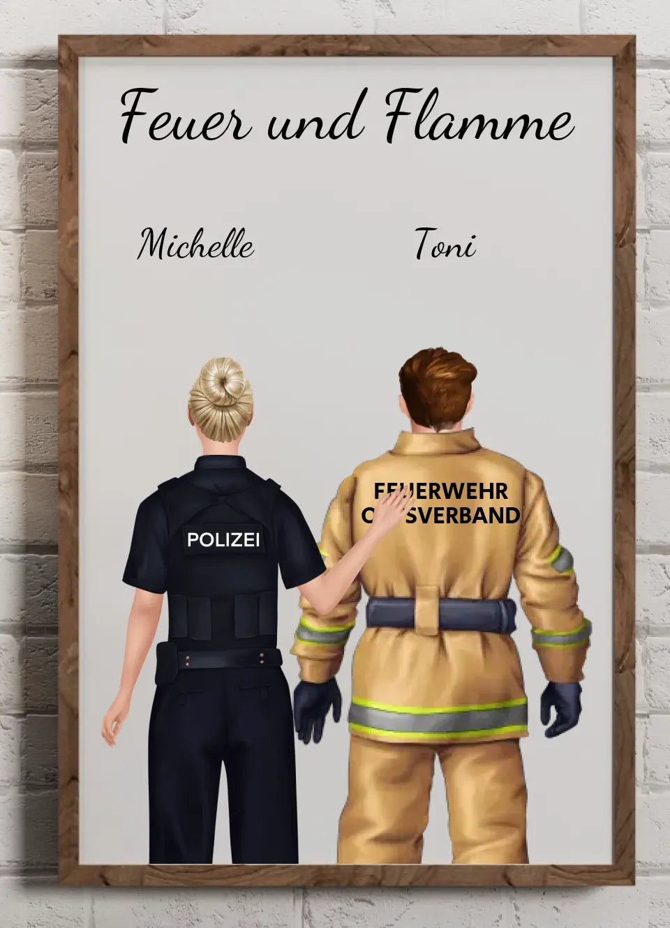Persönliches Poster | Rettungskräfte + Sicherheitskräfte