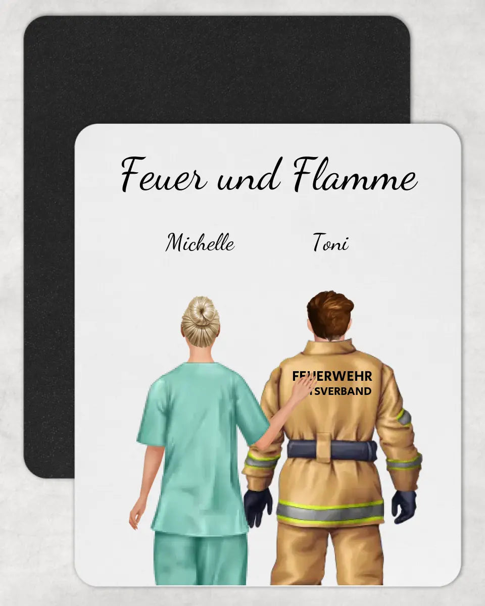 Persönliches Mauspad | Pflege + Rettungskräfte