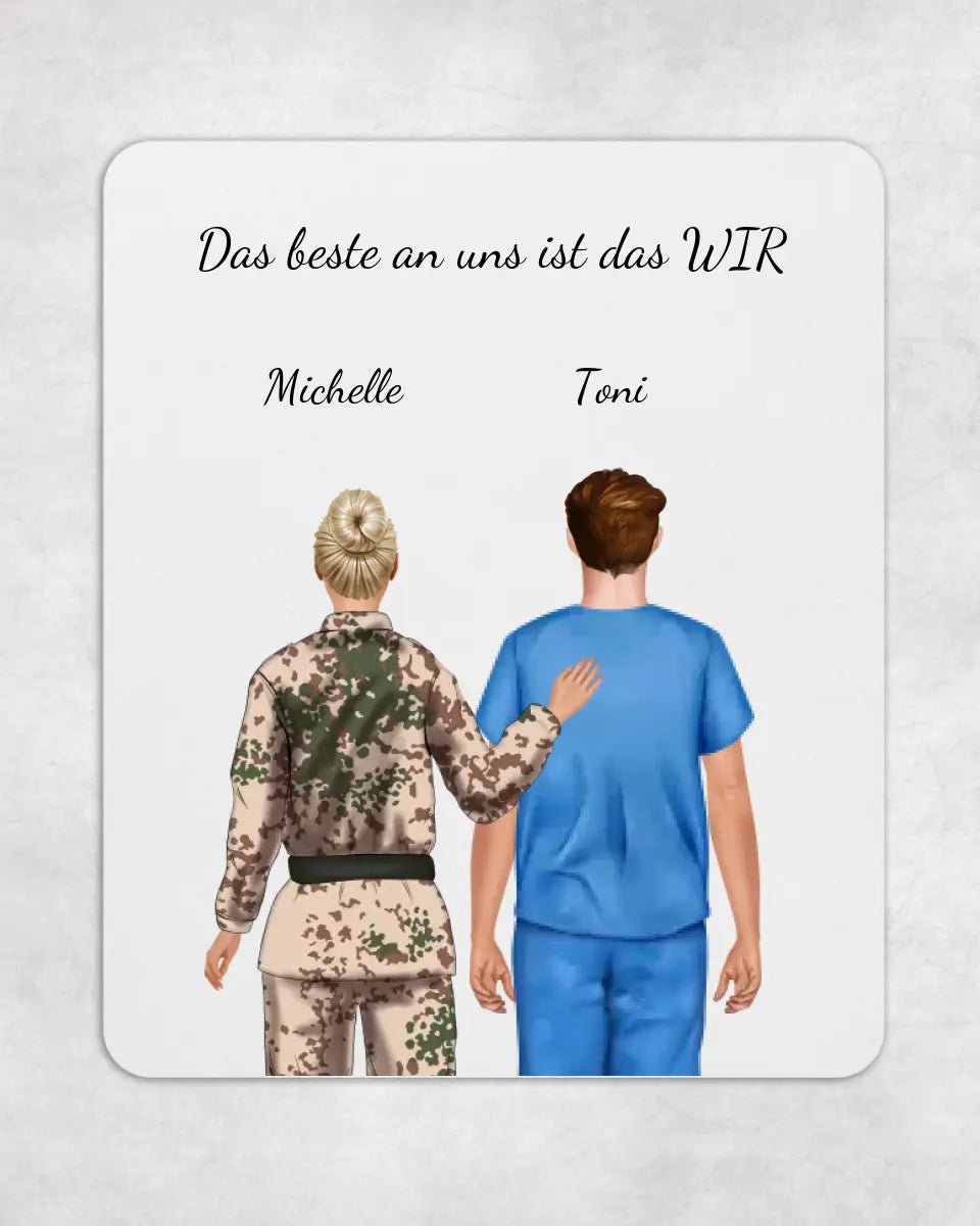 Persönliches Mauspad | Bundeswehr + Pflege