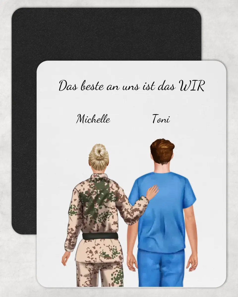 Persönliches Mauspad | Bundeswehr + Pflege
