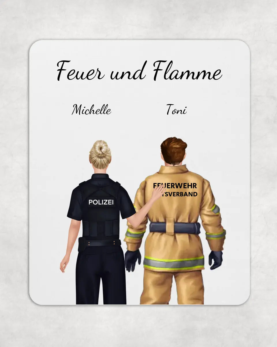 Persönliches Mauspad | Sicherheitskräfte + Rettungskräfte