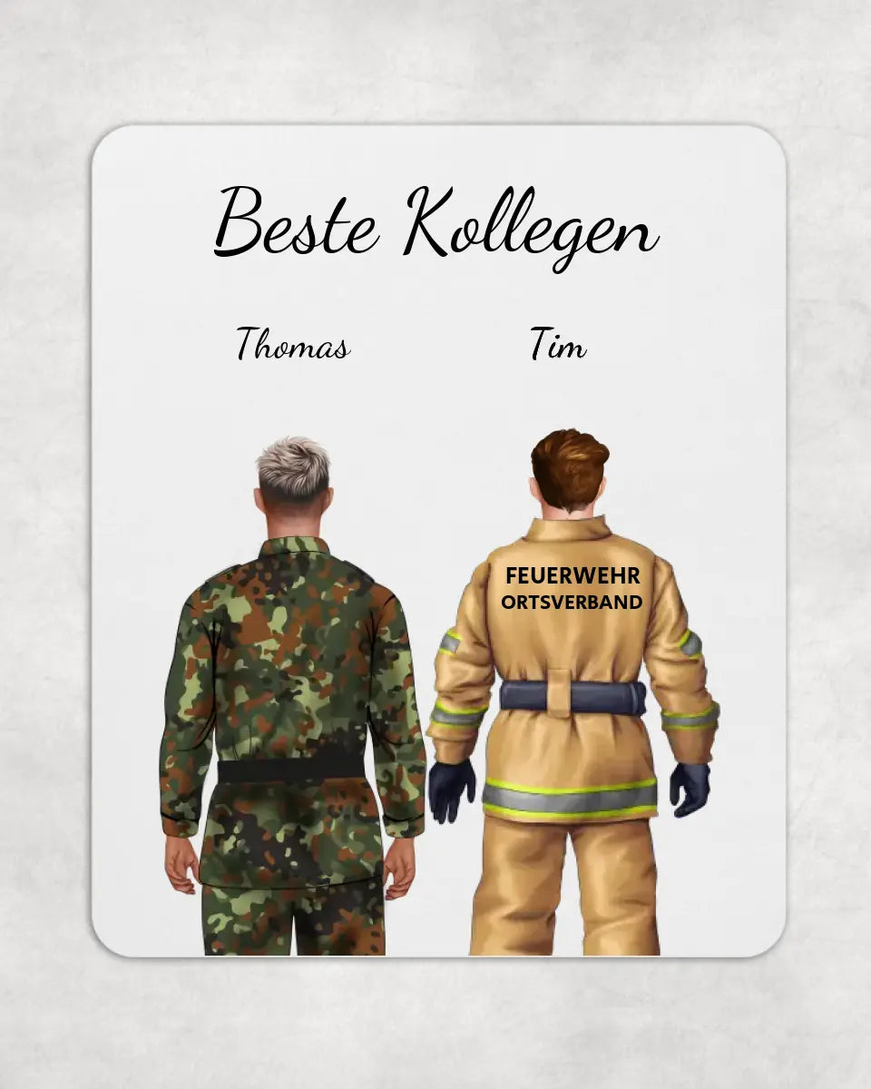 Persönliches Mauspad | Bundeswehr + Rettungskräfte
