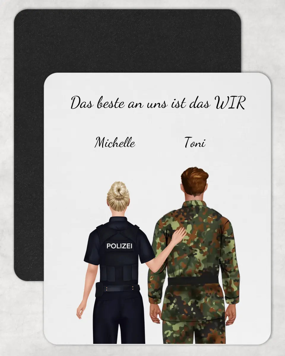 Persönliches Mauspad | Sicherheitskräfte + Bundeswehr