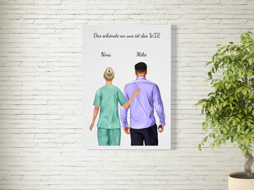 Persönliche Leinwand | Pflege + Zivil