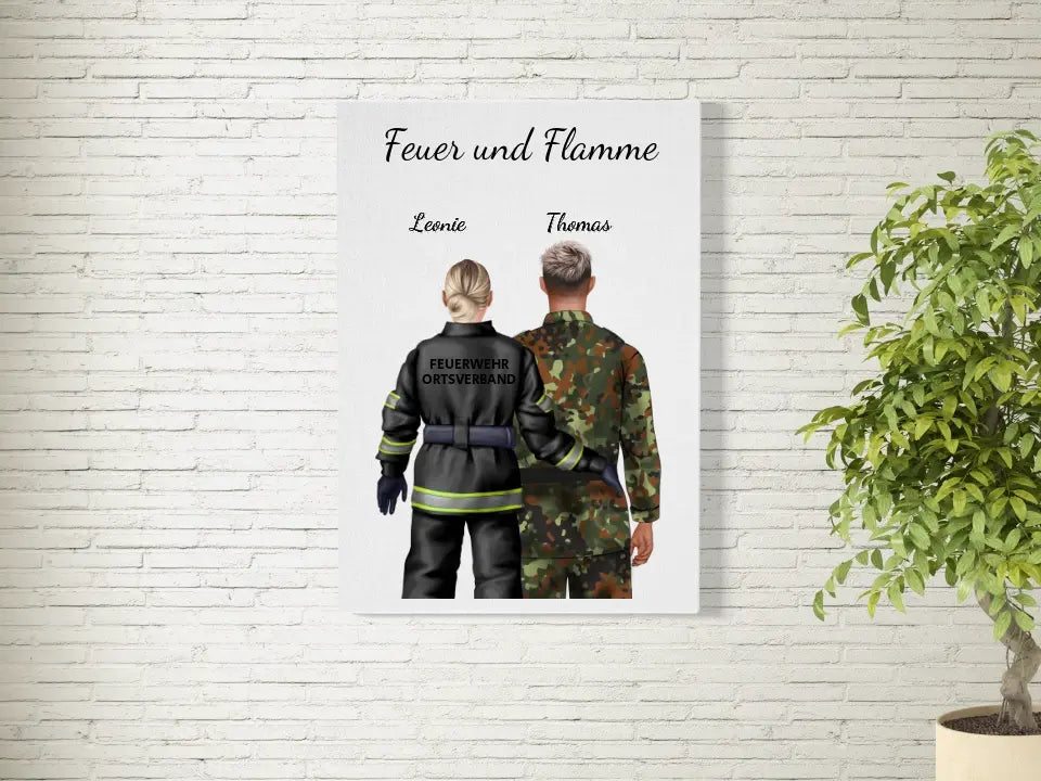 Persönliche Leinwand | Rettungskräfte + Bundeswehr