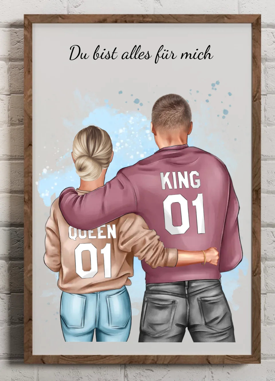Persönliches Poster | Couple King & Queen