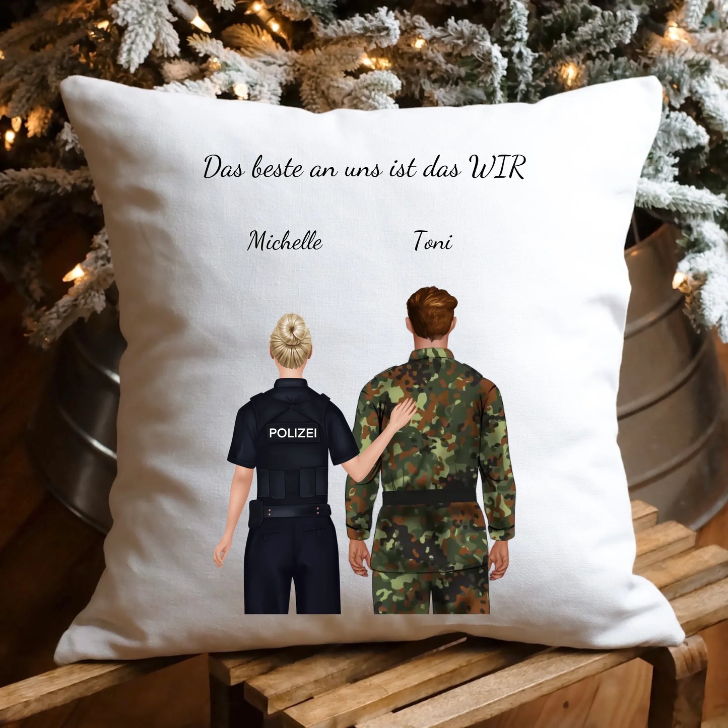 Persönliches Kissen | Sicherheitskräfte + Bundeswehr