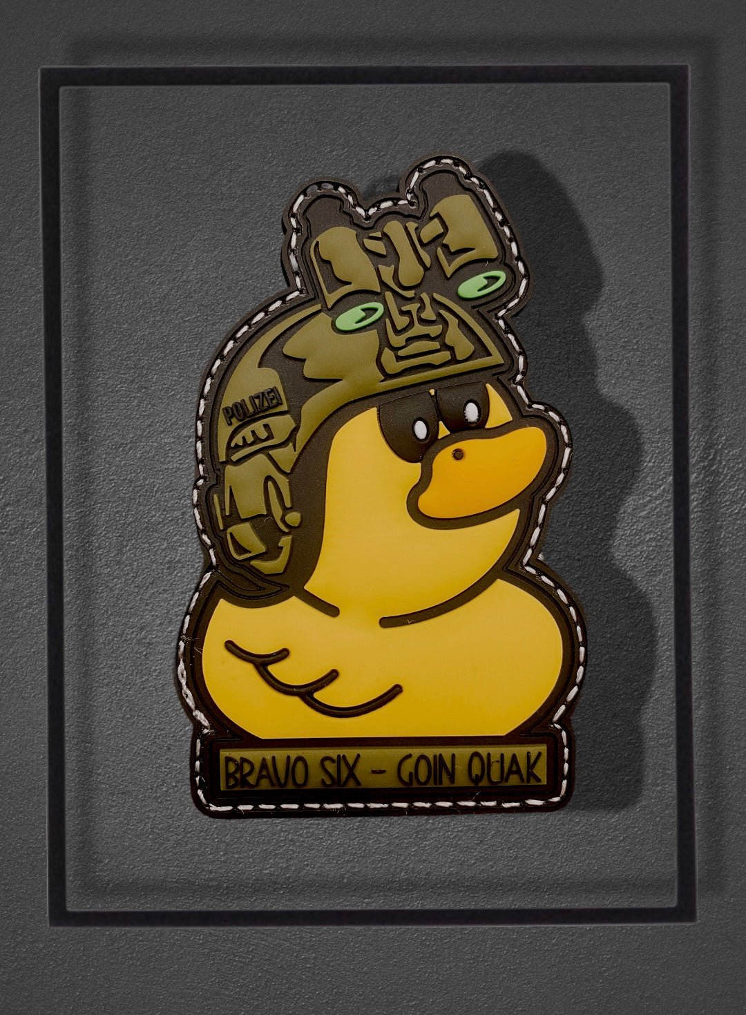 3D Ducktical Patch - Dienstlich Geliefert Shop. Funpatch für Polizei und Militär. SEK Funpatch.