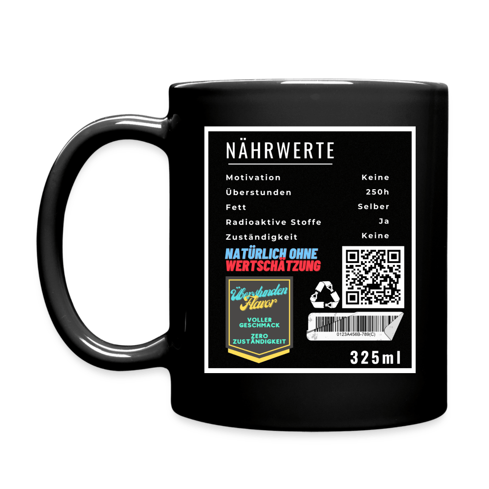 Dienstlich Geliefert Tasse - Überstunden Flavor - Dienstlich Geliefert Shop