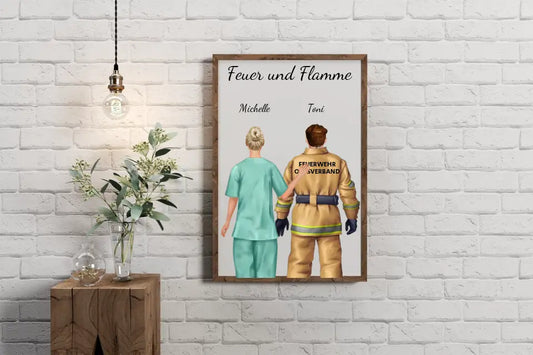 Persönliches Poster | Rettungskräfte + Pflege