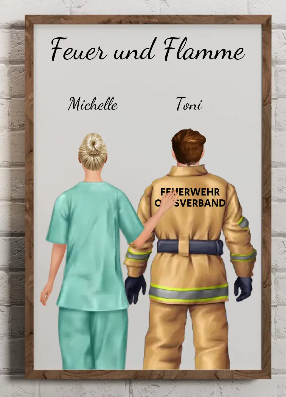 Persönliches Poster | Pflege + Rettungskräfte