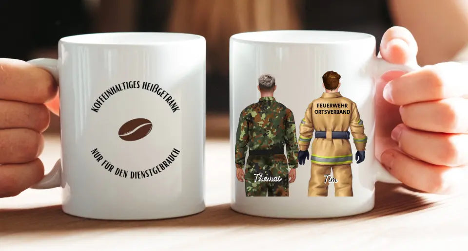 Persönliche Tasse | Rettungskräfte + Bundeswehr