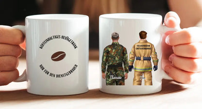 Persönliche Tasse | Rettungskräfte + Bundeswehr