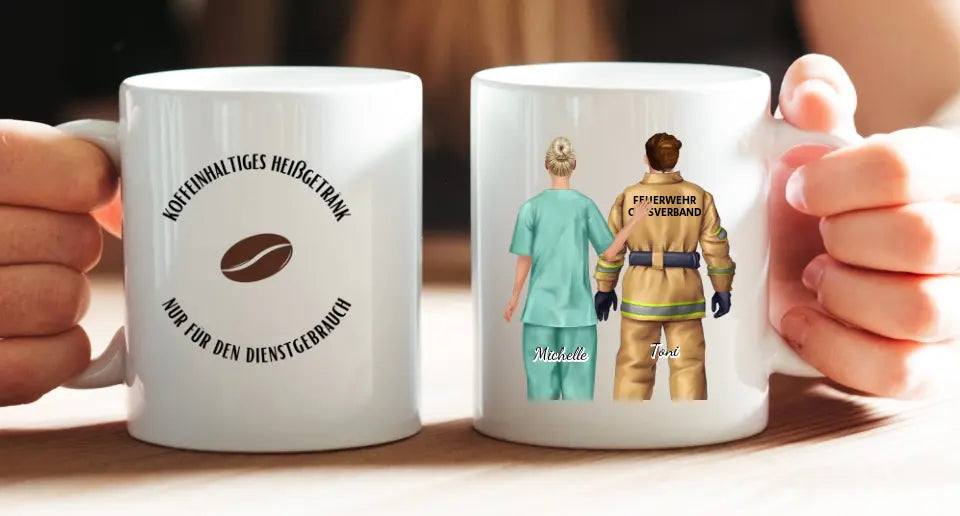 Persönliche Tasse | Pflege + Rettungskräfte