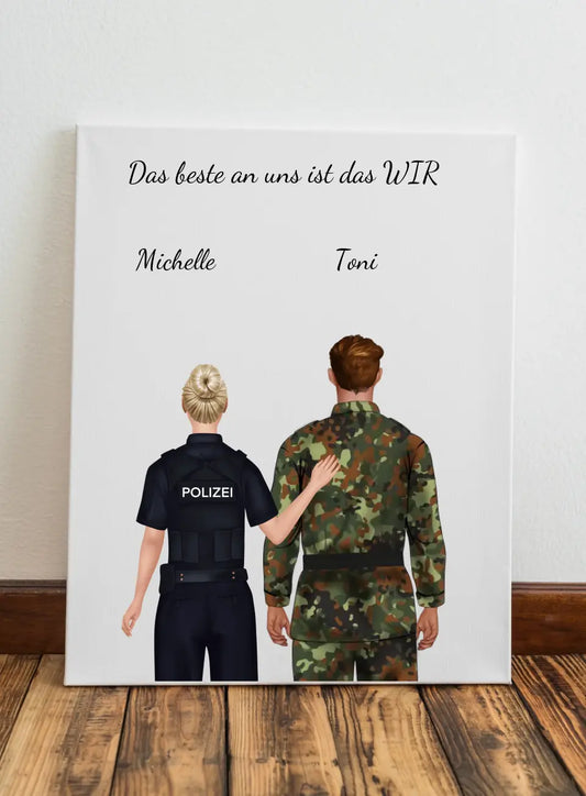 Persönliche Leinwand | Sicherheitskräfte + Bundeswehr