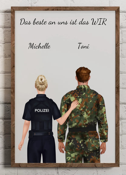 Persönliches Poster | Sicherheitskräfte + Bundeswehr